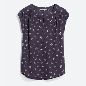 Daniel Rainn Split Neck Blouse